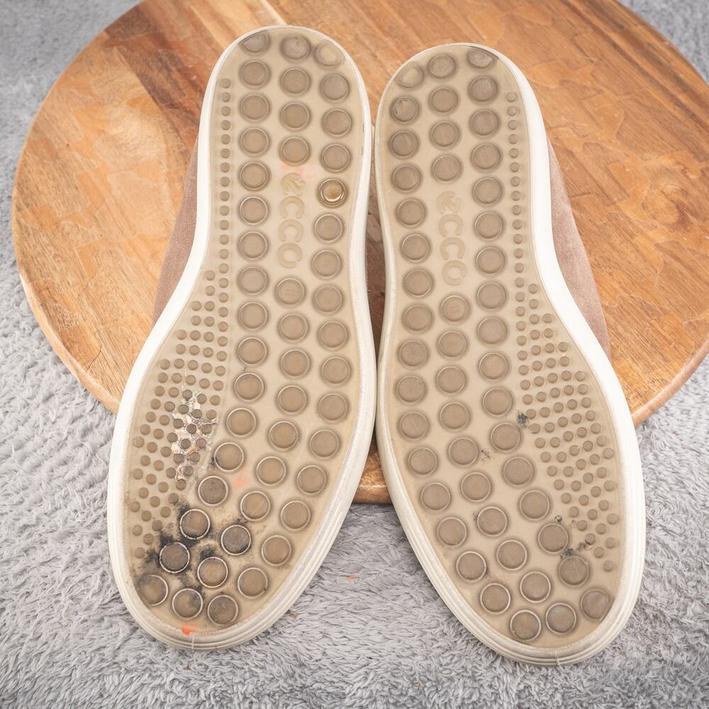 ECCO Men's Soft 7 Tan Suede Wallaby Sneaker Size US 7 - Picture 8 of 8